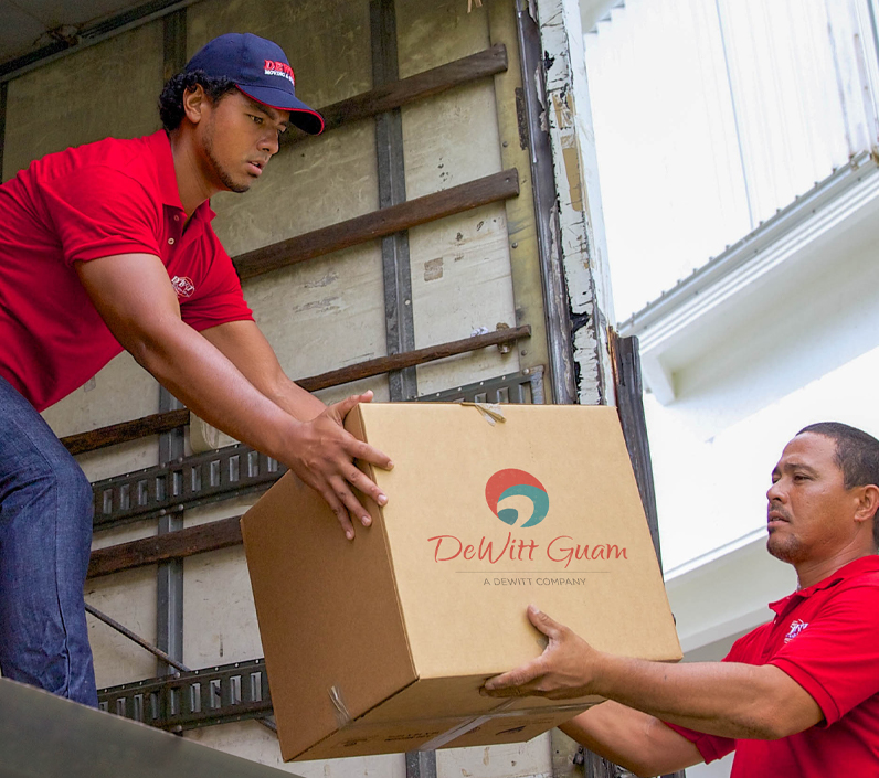 movers unloading boxes