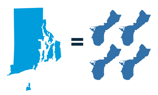 guam comparison to rhode island