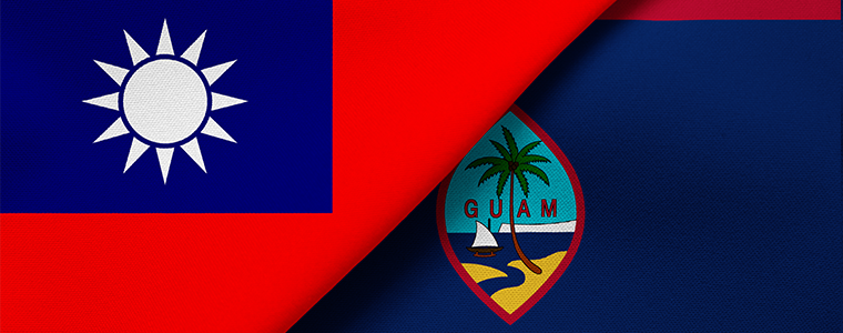 image of guam and taiwan flags
