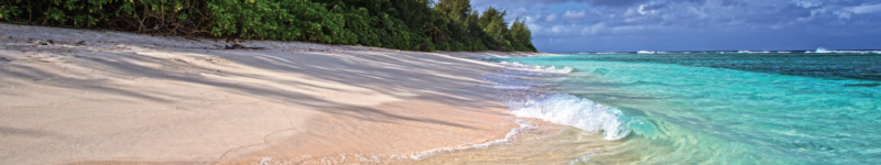 BEach waves in Guam