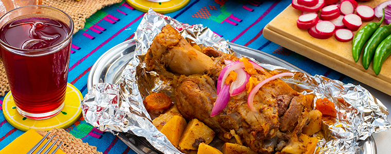 Pork Chamorro with potatoes